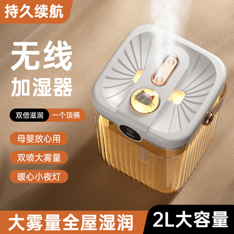 New humidifier large spray volume bedroom office indoor desktop mini small sprayer indoor cross-border