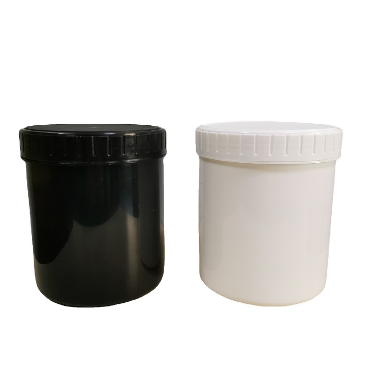1L拧盖塑料罐 1L螺旋盖塑料罐 1kg螺旋盖塑料罐 1公斤黑色油墨罐