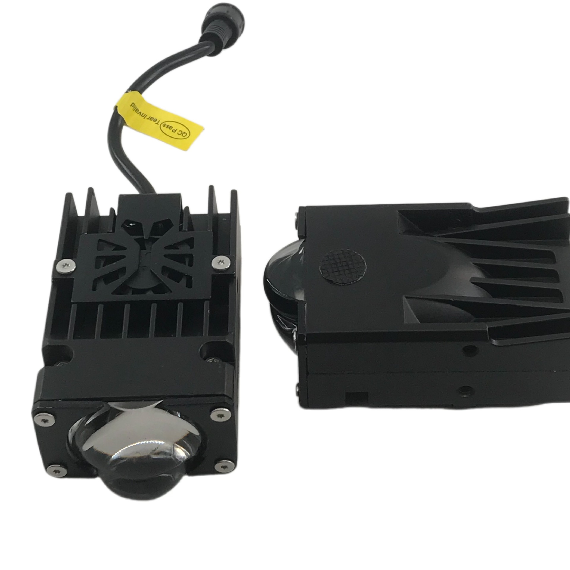 U49 Car Grille Light, Integrated High and Low Beam with Direct Light, Truck Led Grille Dual-Color Spotlight, Motorcycle