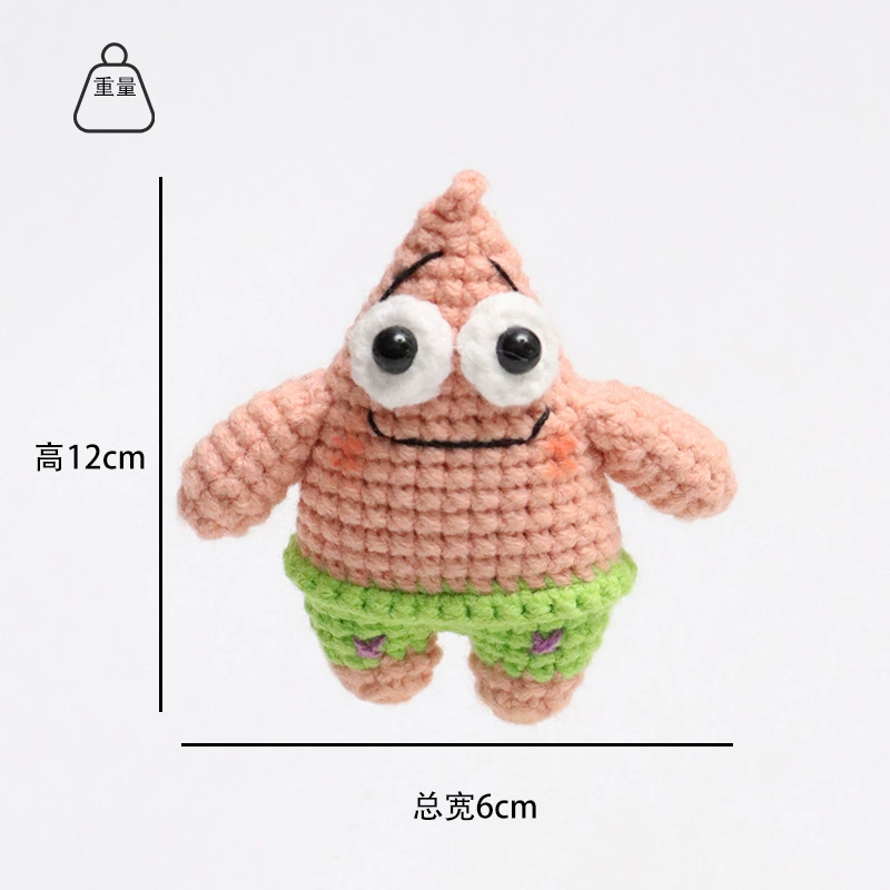 Knitted pendant handmade, keychain, accessory, bag, doll