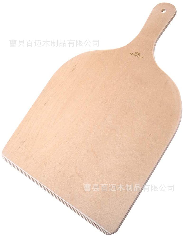 Factory Wholesale Wooden Pizza Shovel Fruit and Vegetable Chopping Board Tray Creative Pizza Tray Rectangular Household Cake Tray