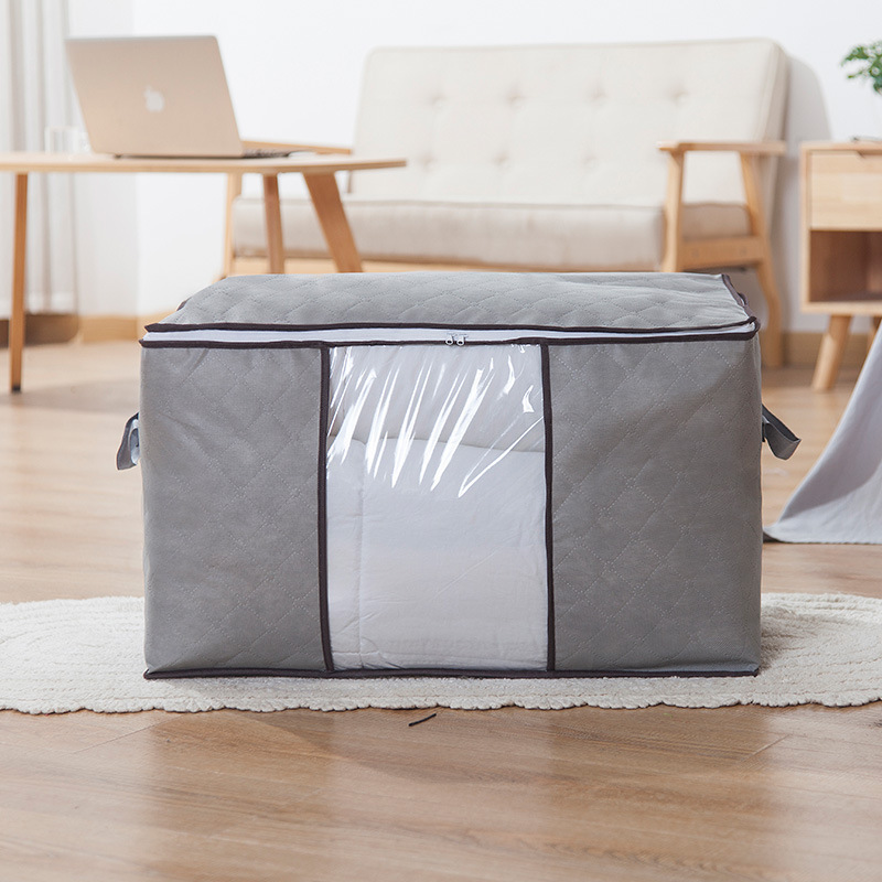 Quilt storage bag, non-woven fabric clothing sorting bag, moisture-proof storage box, moving packing bag, wardrobe, cotton quilt storage bag