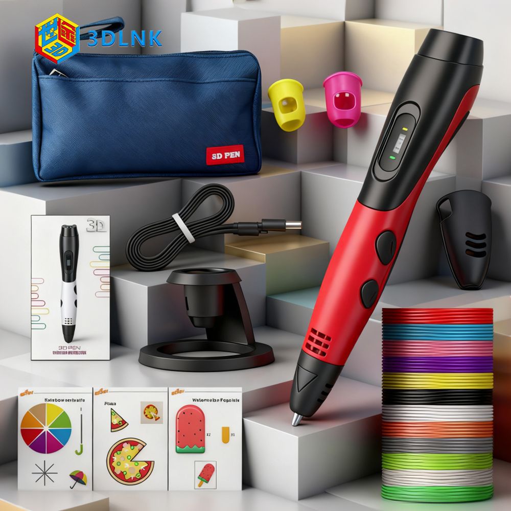 06A high temperature 3d printing pen without plug cross-border six generation three-dimensional painting pen children's graffiti 3D printing pen