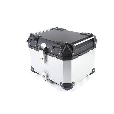 Aluminum Alloy Trunk 45L/55L/65L – Motorcycle trunk - 36l-flat-quick-release-silver
