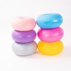Pilates PVC yoga ball thickened explosion-proof donut apple ball sports fitness postpartum recovery balance hemisphere