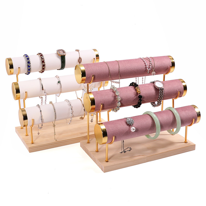 三層手鍊展示架手鐲架項鍊架手鐲收納架珠寶道具手串陳列首飾道具