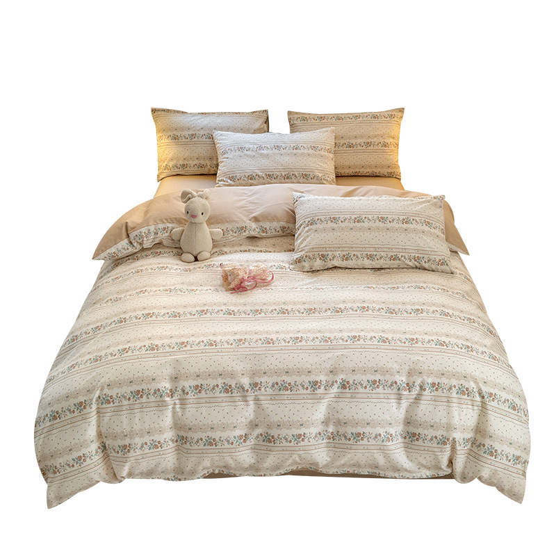 Funda de edredón de algodón de una sola pieza 2024 nueva sábana de algodón cubierta de edredón individual 150x200x230 sábana