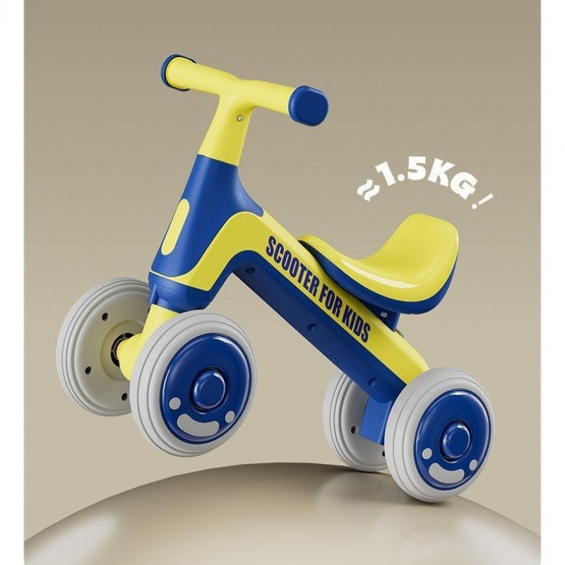 1-3 Coche de equilibrio para niños sin pedal para niños pequeños patinaje de cuatro ruedas para niños patinaje para niños juguetes para niños