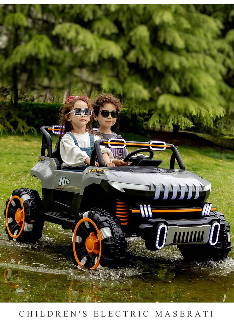儿童电动车四驱遥控越野车可坐人小男孩大女孩电动汽车玩具童车详情25