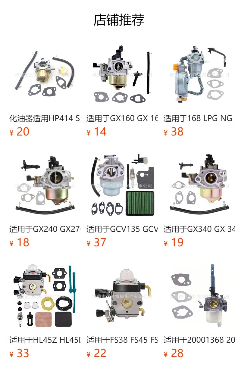 Suitable for Fs120 Fs250 Fs300 Fs350 Fr350 Fr450 C1Q-S83 Carburetor