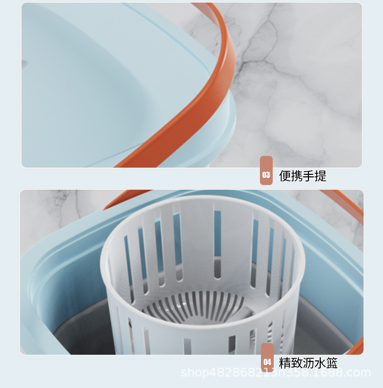 Liquid Crystal Panel Portable Mini Folding Home Dormitory Student Small Single Washing Machine