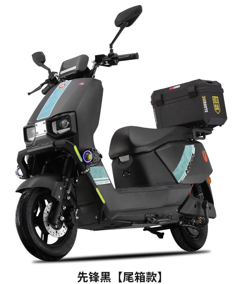 Long-Distance Running King Daniu 96V 3000W Dual Disc Brake Electric Scooter Battery Bike for Men and Women 72V Pedal Electric Motorcycle