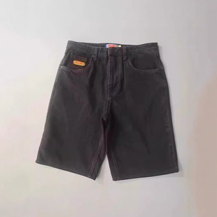 E-commerce American Hip-hop Fashion Brand Retro Skateboard Denim Shorts Men's Summer Loose Casual Denim Pants