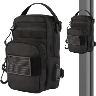 Cross-Border New Product Hot-Selling Strong Magnetic Water Cup Bag Fitness Sports Crossbody Bag Shoulder Magnet Hanging Bag Lion Ling Factory Customized