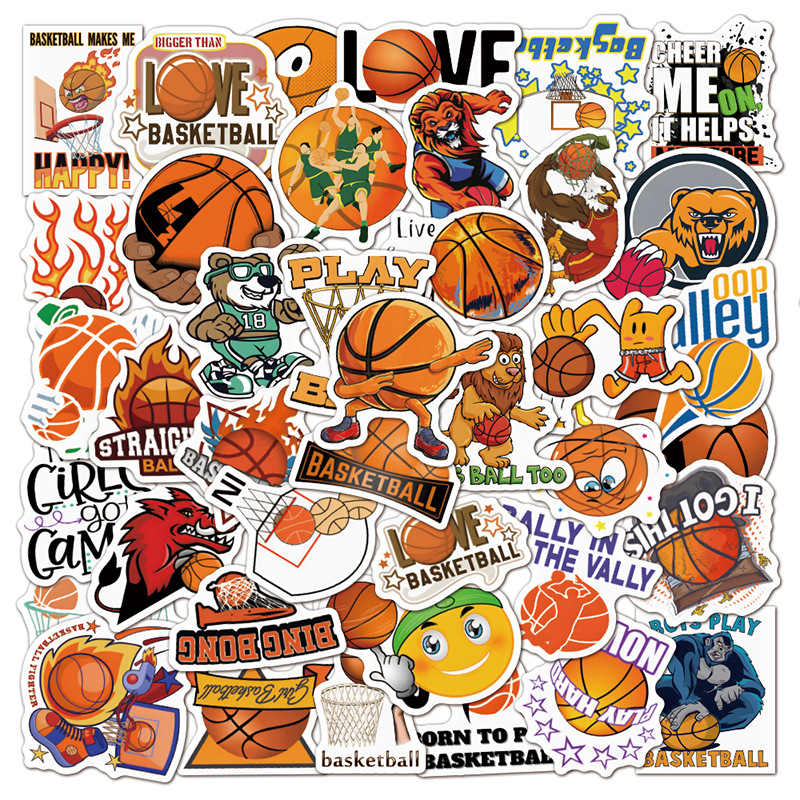 1500 bolas mixtas estrellas pegatinas de graffiti fútbol hockey béisbol portátil impermeable skate troquelado pegatinas