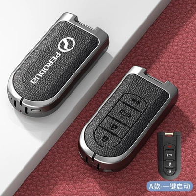 Control Shell Key Case Protection – Car key bag - standard-type-a-noble-black-zinc-alloy-shell-single-shell
