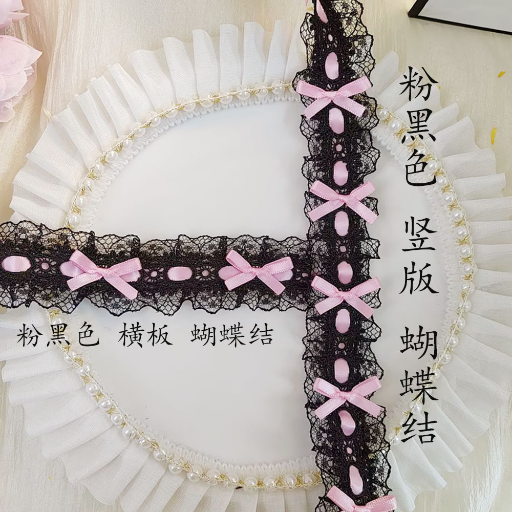 ロマンチックな白いレースのアクセサリーの襟元のベルトのスカートのdiyの頭飾りの髪飾りはリボンの子供服の装飾を着ます。