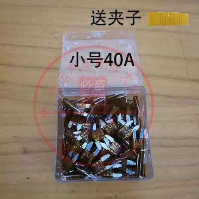 Other Electric Vehicle Accessories — Lithium Battery Fuse Insert - enhanced-version-100-pieces-small-size-40a-comes-with-clip