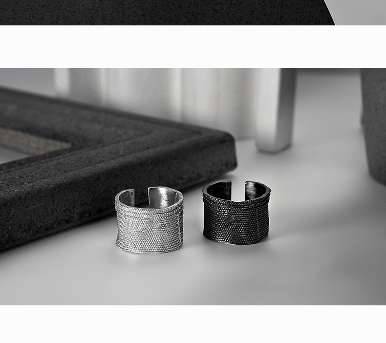 Simple Style Solid Color Silver Plating Open Ring 1 Piece