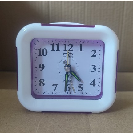 Directo de fábrica de moda simple de plástico rectangular pequeño reloj despertador dormitorio mudo alarma electrónica reloj digital