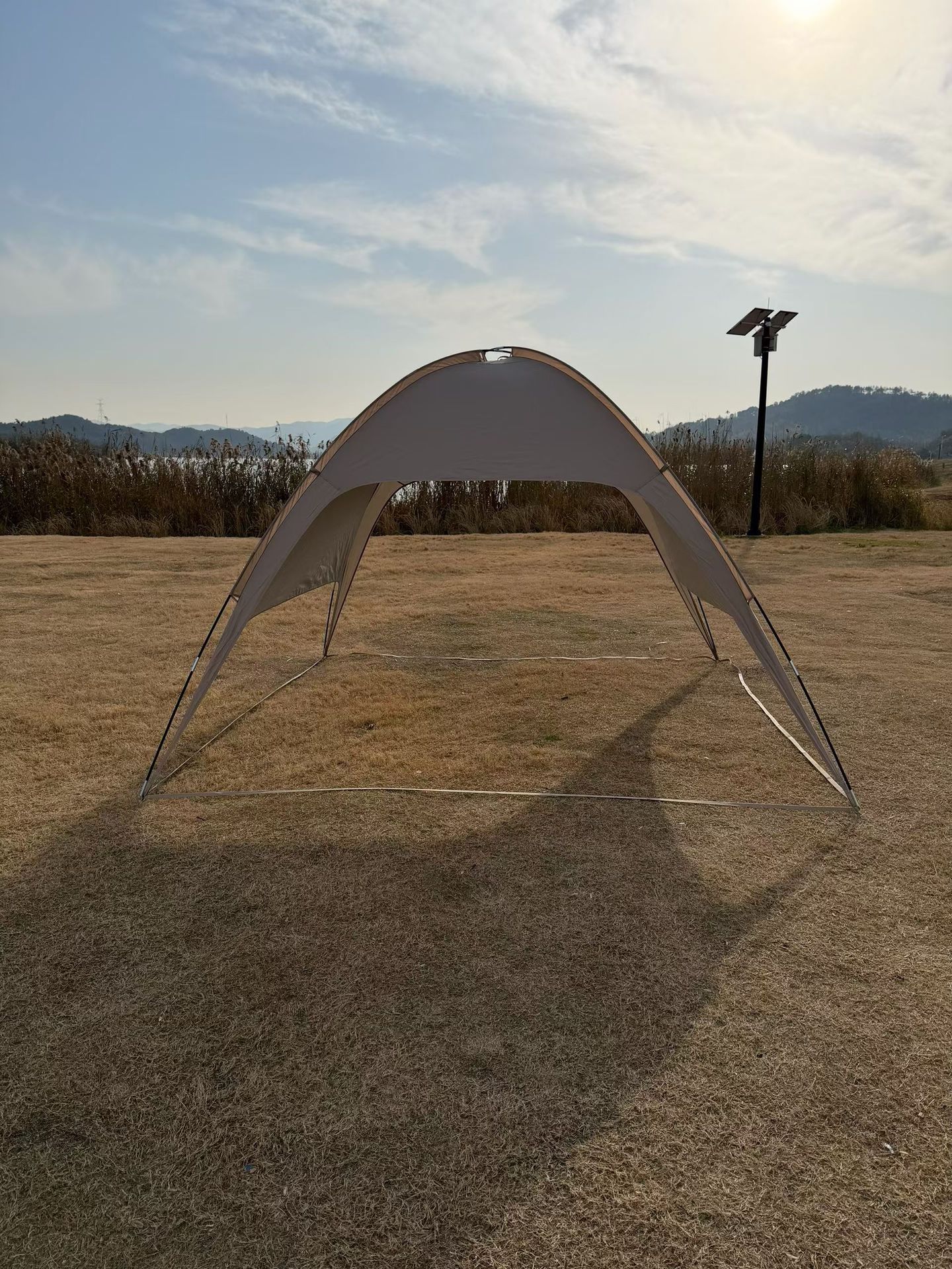 Forest Bee Dome Tent Sunshade Outdoor Camping Portable Windproof Rainproof Black Glue Sunshade Sun Protection Multi-Person Canopy