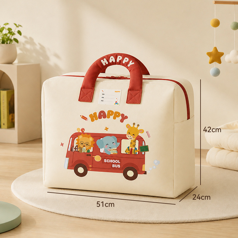 Beige school bus model (large size)