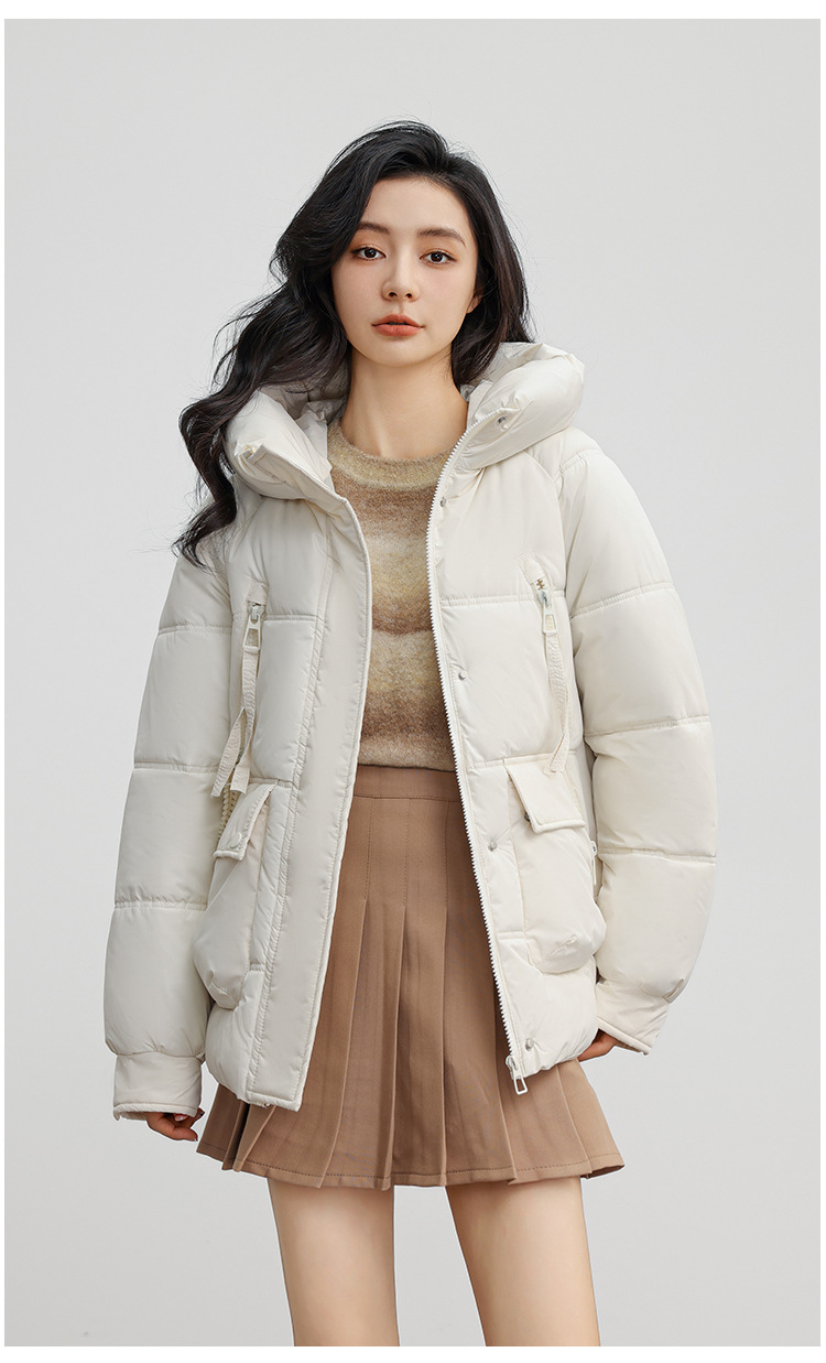 Russian new winer plus size for women's casual warmh, hickened and enlarged pocke hooded coon wholesale Down_voghion.com