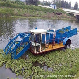 割草船 水库湖面割草机河道保洁船 全自动保洁割草船水库打捞船
