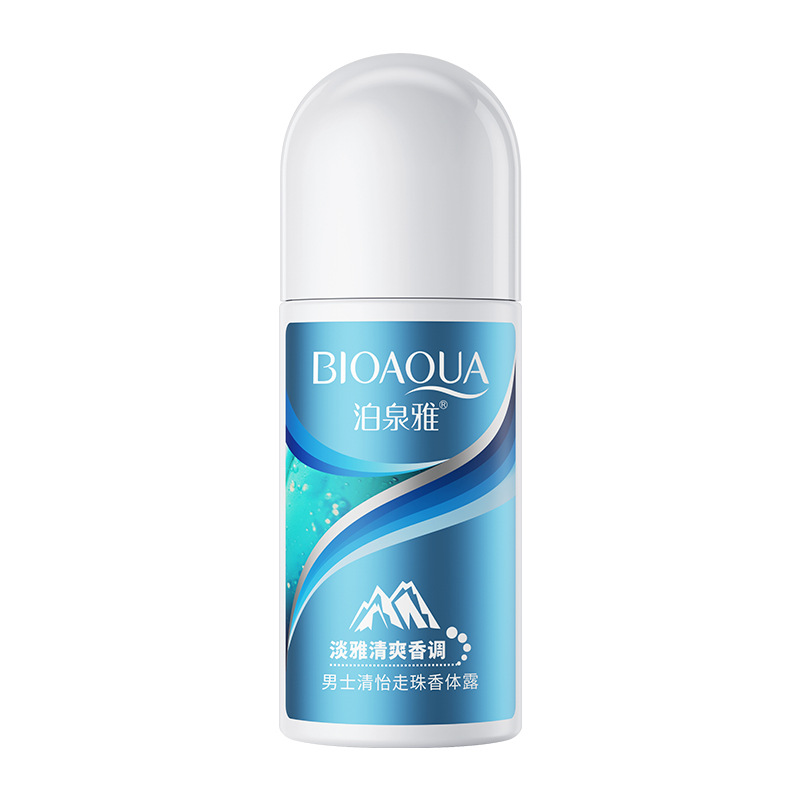 Boquanya Hombres Elegantes perlas loción corporal refrescante antitranspirante fragancia fresca bola perfume loción antitranspirante al por mayor