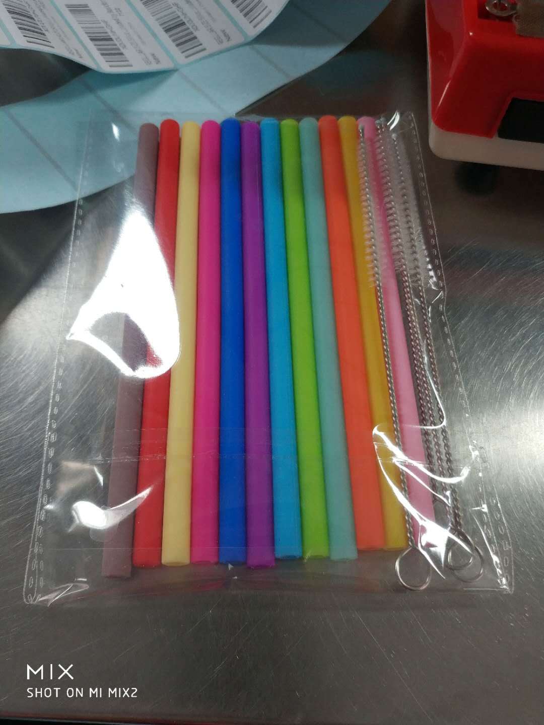 세트 조합 02*실리콘*구부러진 빨대 얇은 빨대