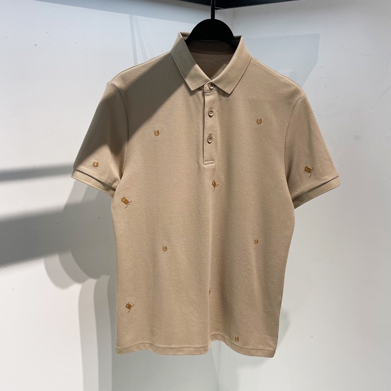 Vêtements pour hommes - Chemise d'été décontractée et tendance pour hommes - T-shirt à manches courtes - Col brodé personnalisé pour occasions formelles et décontractées_voghion.com