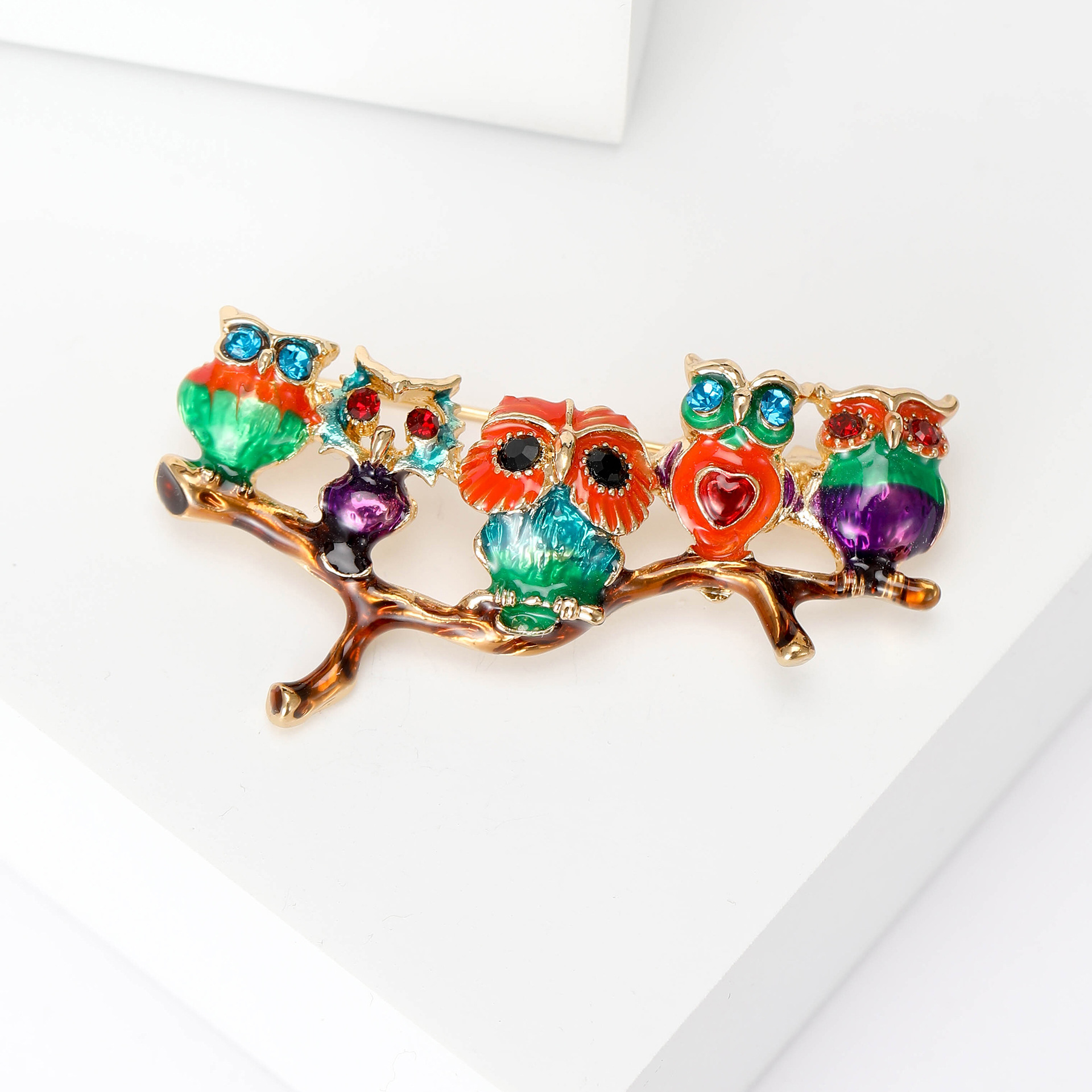 16g Weight Corsage, Brooches Classification Holiday, Banquet, Daily Occasion Alloy Material Animal, Cartoon, Cat, Owl, Eagle Pattern Women's Gender Cute, Simple Style Style Enamel, Enamel Craft Cute Simple Style Pin Animal Cartoon Cat Alloy Enamel Women's Corsage Brooches 11