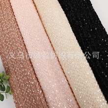 绣花面料珠管绣绣花布礼服包包亮片布材料批发珠绣亮片绣立体绣