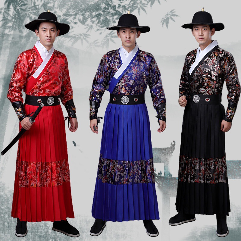 Ming Dynasty Ancient Costume Ming-made Hanfu Men's Embroidered Spring Dao Flying Fish Clothing Jinyiwei Clothes Python Robe Tracing Ming Dynasty Costume Complete Set