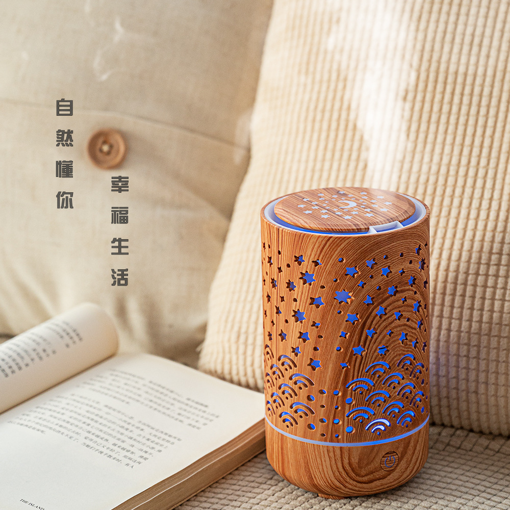 2024 cross-border new star moon aromatherapy machine humidifier mini car aromatherapy machine mute diffuser gift wholesale
