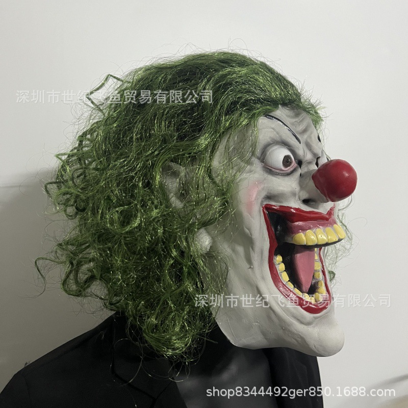 Halloween Soul Broken Clown Mask Cosplay Festival divertido vestido nuevo casco de látex en stock