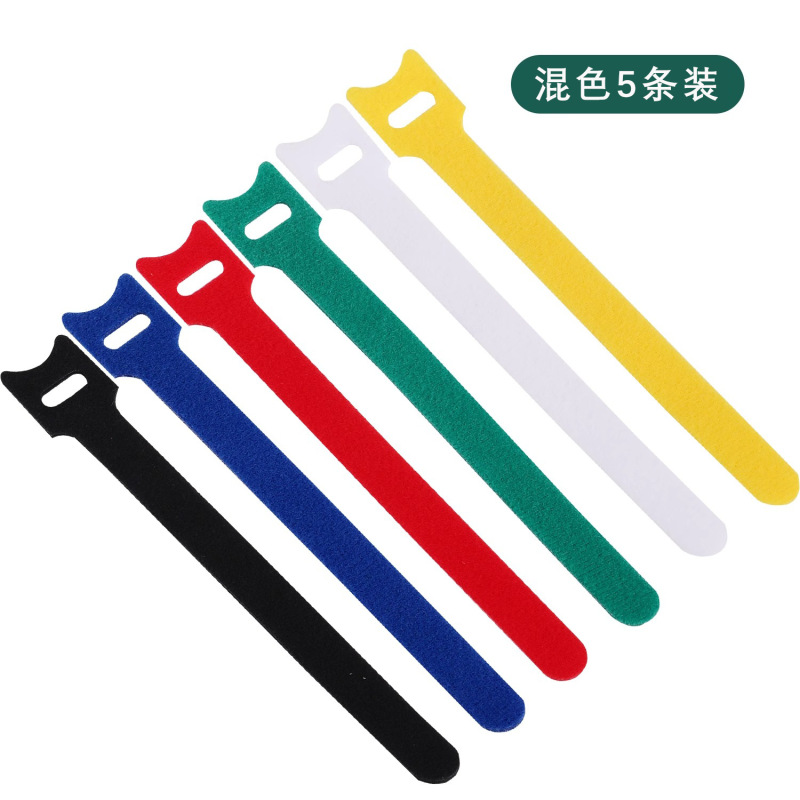 收纳电线理线器缠绕集线数据线收纳理线带卷线束线扎带自粘魔术贴|undefined