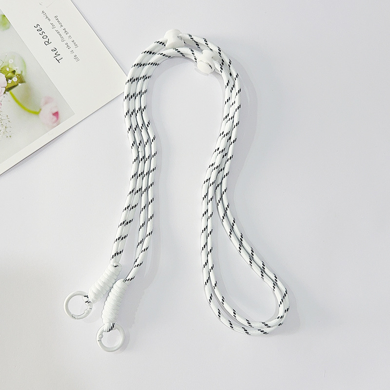 Cordón de teléfono móvil ajustable tejido anudado correa cuerda desmontable crossbody cuerda de teléfono móvil correa de teléfono móvil se puede llevar de vuelta