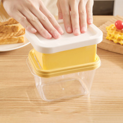 バターケース食品収納ケース蓋付き分格カットケース冷蔵庫チーズチーズストレージラップ収納ケースカット