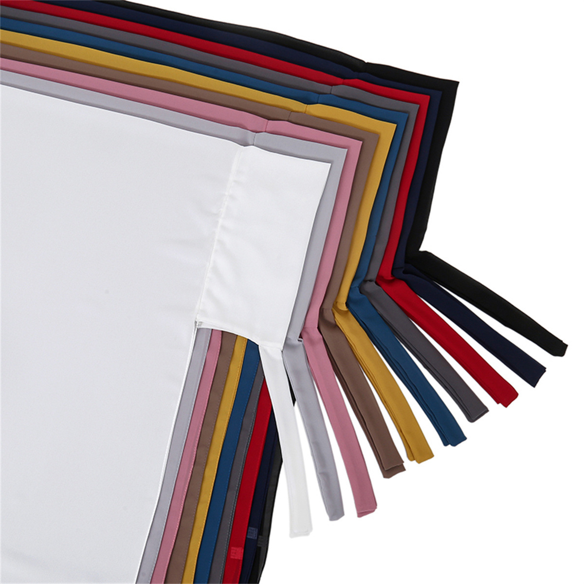 Einfarbiges Chiffonband für ein praktisches Kopftuch für Damen_voghion.com