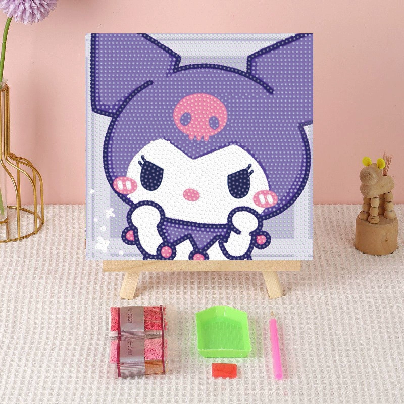 Алмазная вышивка (canvas) Genshin Impact DIY, 20×20 / 30×30, деревянная внутренняя рама и набор инструментов