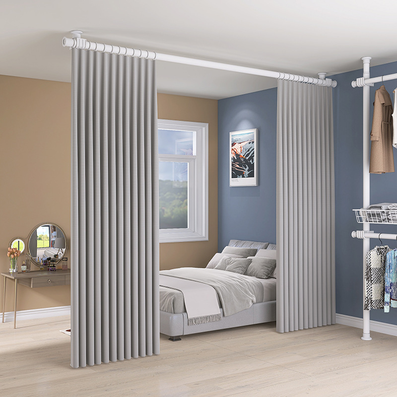 Ditching to partition the living room and bedroom to separate the room from one room to two rooms to temporarily block the simple screen