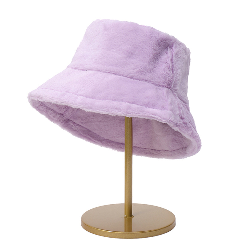 라이트 퍼플 어부 모자