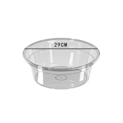 轻奢透明脸盆高颜值大号加厚防摔厨房洗菜盆学生洗脚盆子家用洗衣