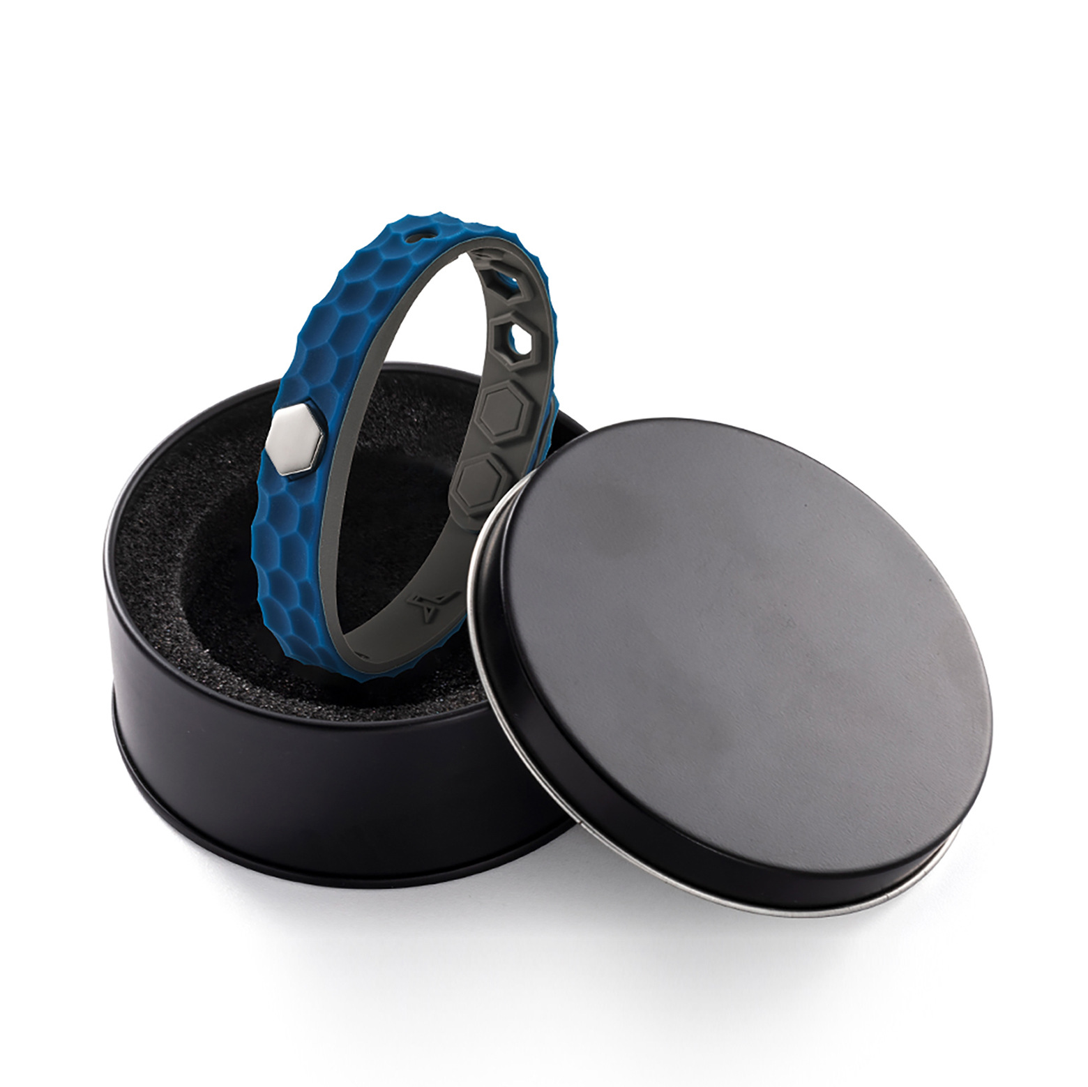 Pulsera antiestática de silicona antiestática inalámbrica pulsera de silicona de iones negativos deportes al aire libre correa de muñeca de los hombres