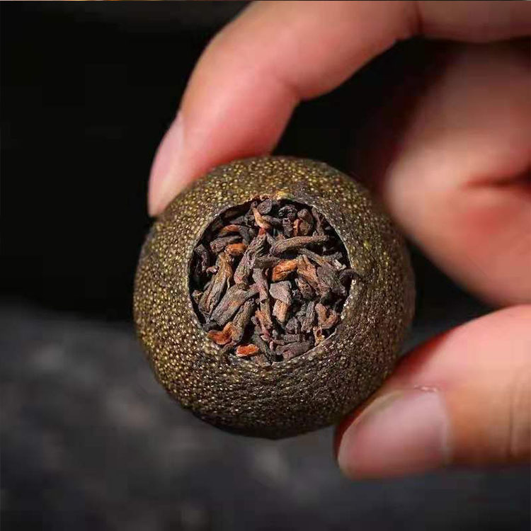 小青柑陈皮普洱茶生晒陈皮柑普茶叶散装罐装