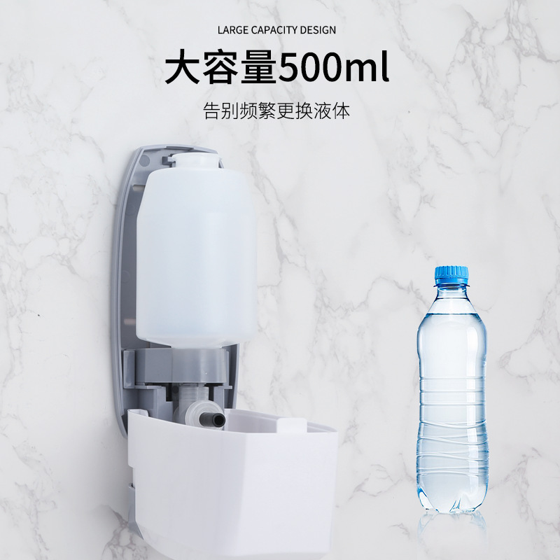 メーカー供給ホテルシャンプーとシャワーハンドソープボックス 500 ミリリットル手動プレス壁掛けプラスチックソープディスペンサー|undefined