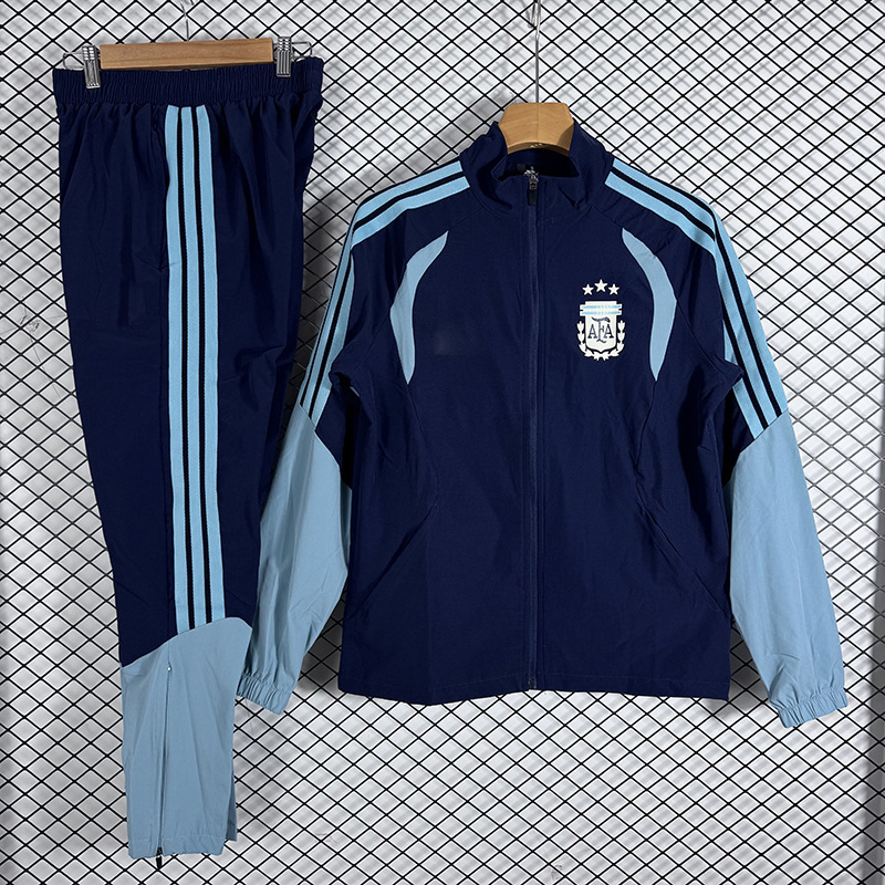 2526 otoño y invierno Barcelona Real Madrid Argentina Alemania AC Argentina Real Madrid Italia chaqueta de abrigo a prueba de viento