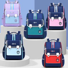 Factory Wholesale New Elementary School Student Backpack for Grades 1-6, Unisex, Weight Reduction Waist Support Dual Shoulder Bag