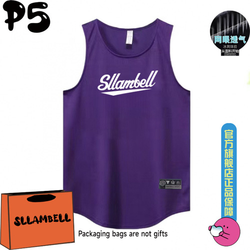 American-style training sleeveless shooting top casual sports running fitness mesh loose breathable backless vest cross-border wholesale factory